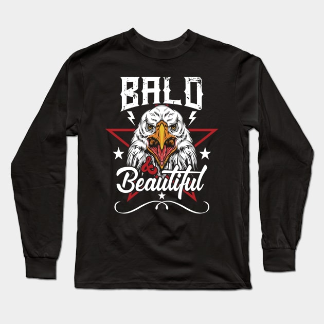 Bald & Beautiful Long Sleeve T-Shirt by Parmazon on the Parmaroza